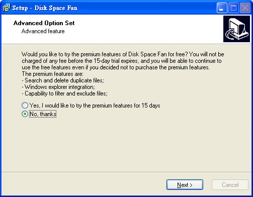 Disk Space Fan 圖形化的磁碟空間分析及管理工具