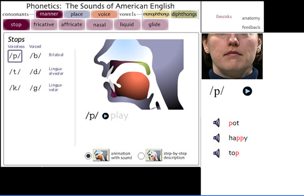 實用的 KK 音標學習網站，有詳細的發音部位側面圖及真人示範影像