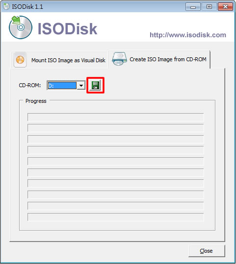 ISODisk 可製作 ISO 光碟映像檔及掛載映像檔成為虛擬光碟機的實用工具