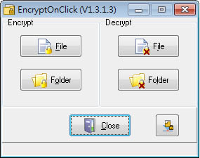 EncryptOnClick 檔案或資料夾加密 / 解密工具