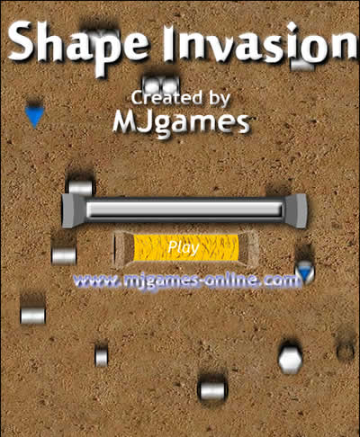 Shape Invasion 好玩的射擊遊戲，看看你的滑鼠可以點多快
