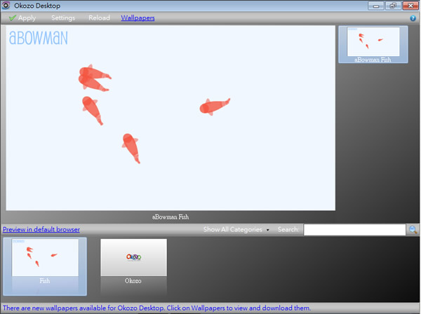 Okozo Desktop 有趣且可互動的桌面背景軟體