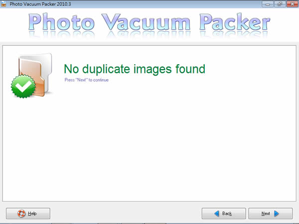 Photo Vacuum Packer 批次將圖片壓縮並最佳化，還幫你找出重複的圖片，節省硬碟空間