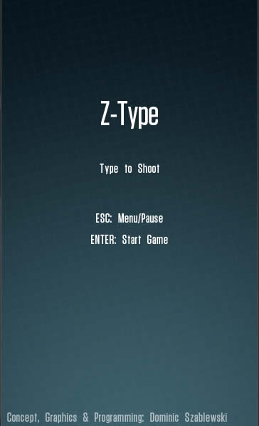 Z-Type 可練習打英文單字的射擊遊戲