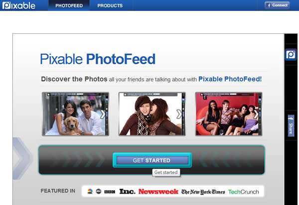 Pixable 將 Facebook 上好友的重要相片彙整成一本相簿，方便瀏覽
