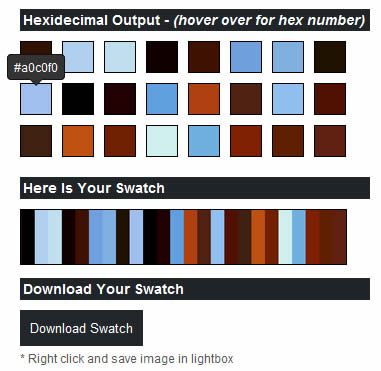 imgr 圖片色彩線上分析工具
