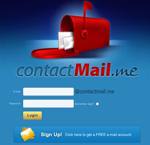 contactMail.me 免費的電子郵件信箱服務(含網路硬碟)