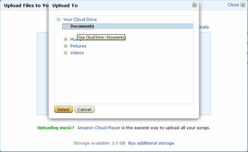 Amazon Cloud Drive 亞馬遜公司所推出的免費 5GB 雲端硬碟