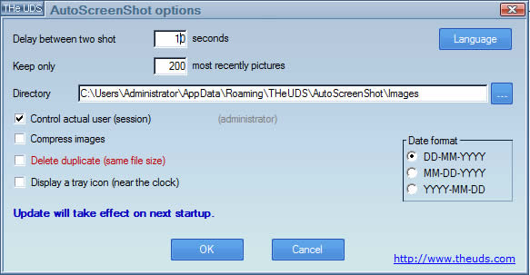 AutoScreenShot 可定時自動隱密的擷取電腦螢幕軟體﹝免安裝﹞