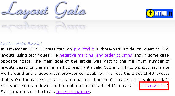 Layout Gala 40 個 CSS 網頁架構，讓你免費下載
