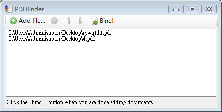 PDFBinder 最簡單的 PDF 合併工具