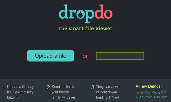 Dropdo 整合上傳、分享與線上瀏覽的網路分享空間