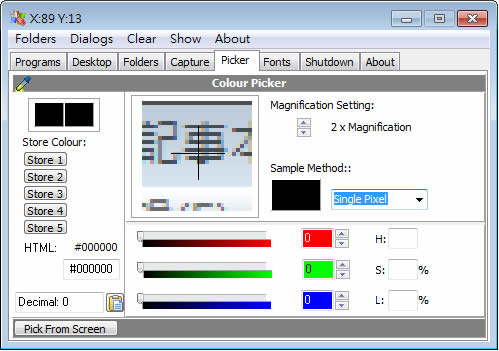 Win Toolbox 整合磁碟機、資料夾、螢幕截圖、取色器、字型檢視、關機、登出、睡眠相關的實用(免安裝)