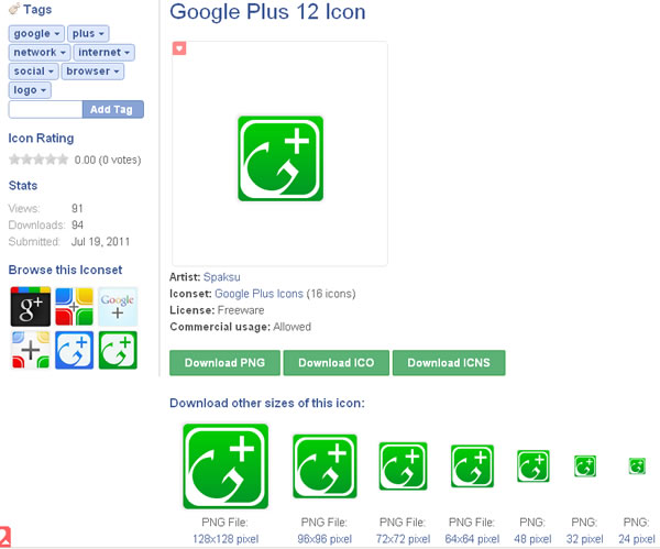 IconArchive 實用的 Icon 圖示搜尋引擎