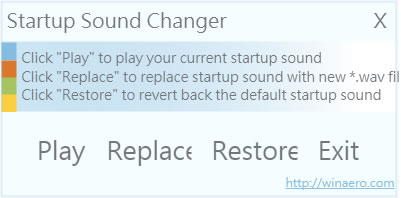 Startup Sound Changer 更改 Windows 開機登入時的音樂，適用 Windows 7 與 Vista