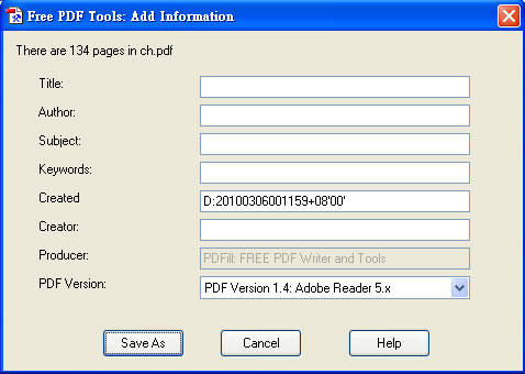 Free PDF Tools 免費 PDF 合併、切割、加解密、浮水印、影像轉 PDF...工具集