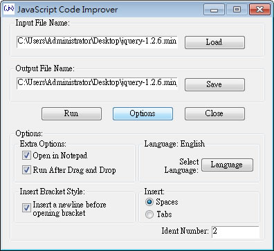 JavaScript Code Improver 幫你重新編排 Javascript 程式碼，使其具有可讀性的程式碼(免安裝)