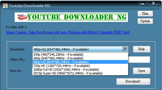 Youtube Downloader NG - Youtube 影片免費下載工具