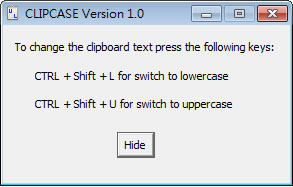 ClipCase 將複製後的英文字全部轉換為大寫或小寫(免安裝)