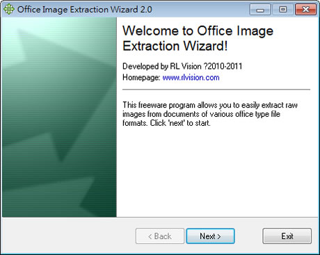 Office Image Extraction Wizard 將 Word、Excel、PowerPoint 文件中的圖檔另存出來