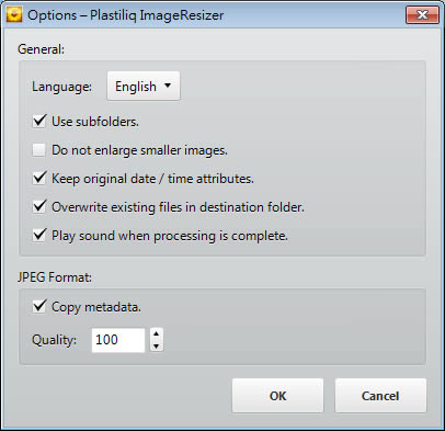 Plastiliq ImageResizer 批次修改圖片尺寸大小的免費工具
