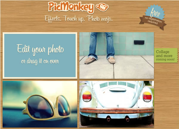 PicMonkey 線上圖片編輯工具