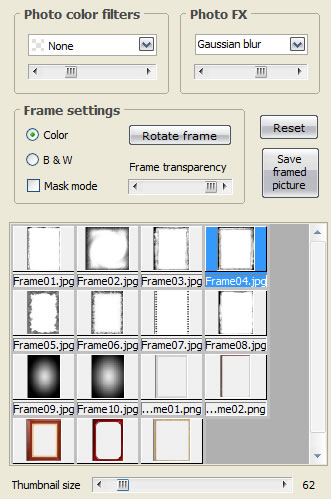 PictureFrame Wizard 免費相片編輯工具，可加相框、調整大小、加入說明文字等