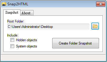 Snap2HTML 檔案清單製作免費工具(免安裝)