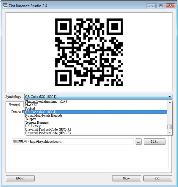 Zint Barcode Generator  二維條碼與 QR Code 產生器