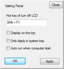 Turn Off LCD 快速關閉電腦螢幕