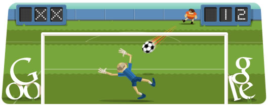 Google 搜尋首頁 - 來當足球守門員