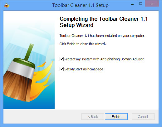 Toolbar Cleaner 輕鬆清除瀏覽器上的外掛程式