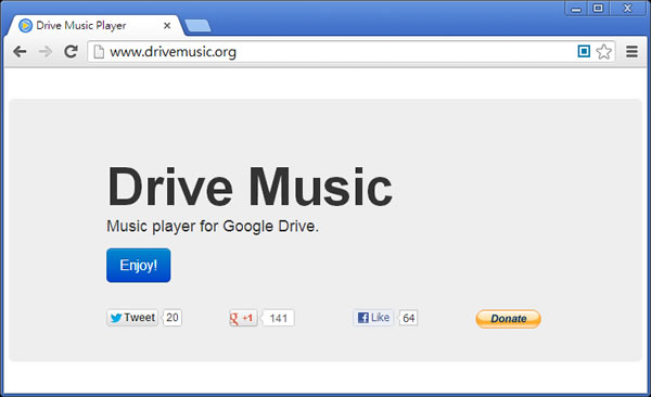 如何利用 Google 雲端硬碟來播放音樂？