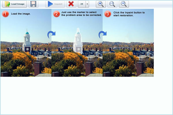 Webinpaint 消除相片中不要的內容(線上修圖工具)