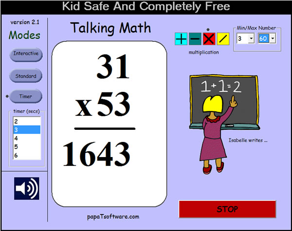 TalkingMath 小朋友學習數學 + - × ÷ 四則運算的小幫手