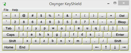 Oxynger KeyShield 虛擬動態鍵盤
