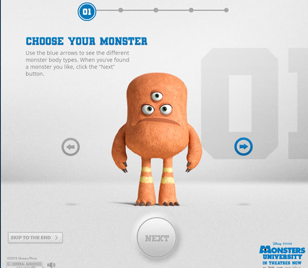迪士尼 - 怪獸大學(Monsters University) 學生證產生器