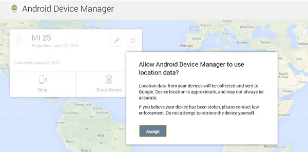設定 Android 裝置管理員，開啟手機遺失定位追蹤功能(Android Device Manager)