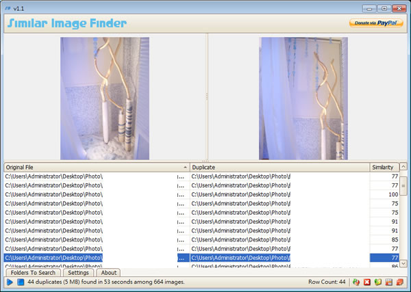 Similar Image Finder 找出相似或重複的圖片免費工具