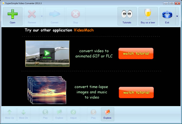 SuperSimple Video Converter 影片轉檔免費工具