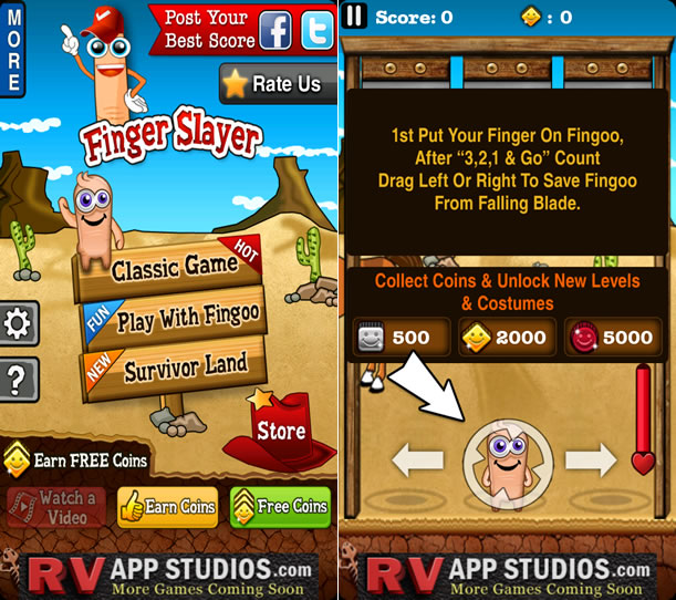 Finger Slayer 切手指，反應力大考驗(Android 遊戲)
