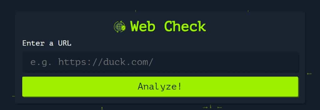 Web Check：全面分析網站運行狀況，提供全面資訊與指標
