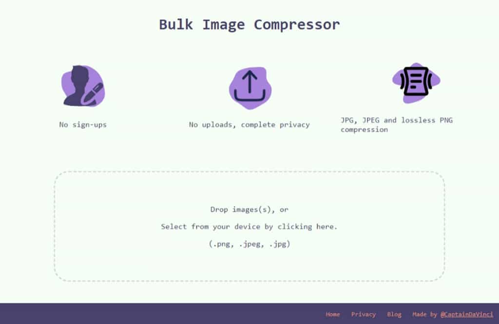 Bulk Image Compressor：免費壓縮 JPG、JPEG 和 PNG 圖像的線上工具